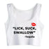 Lick Suck Swallow Tequila Top - MiamiTeenyWeenyBikini.Com