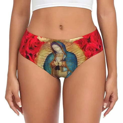 Virgin Of Guadalupe Panties - MiamiTeenyWeenyBikini.Com