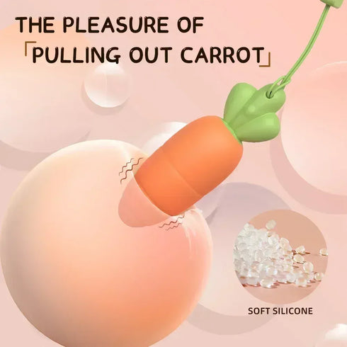 Cute Carrot Vibrating Clitoris Stimulator - MiamiTeenyWeenyBikini.Com