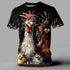 Rooster 3D Print Short Sleeve T-Shirt - MiamiTeenyWeenyBikini.Com
