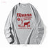 Gray long-sleeve shirt with red graphic and text 'Tijuana' on a white background