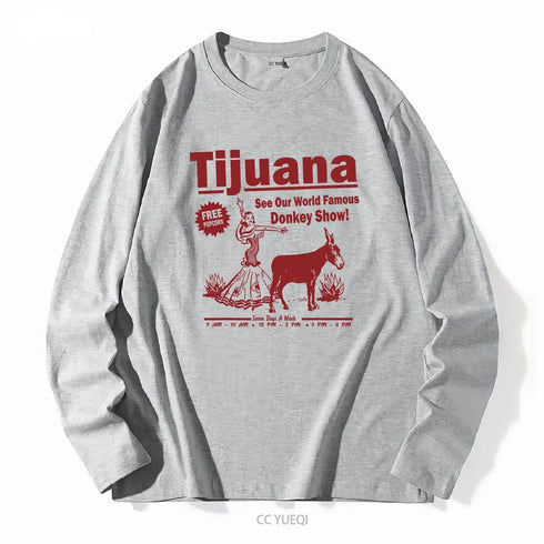 Tijuana Donkey Show Vintage Washed T-Shirt! - MiamiTeenyWeenyBkini.Com