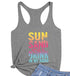 Sun Sand And A Drink In My Hand Tank Top