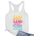 Sun Sand And A Drink In My Hand Tank Top - MiamiTeenyWeenyBikini.Com