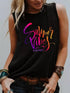 Summer Vibes BEACH PARTY Tank Top - MiamiTeenyWeenyBikini.Com