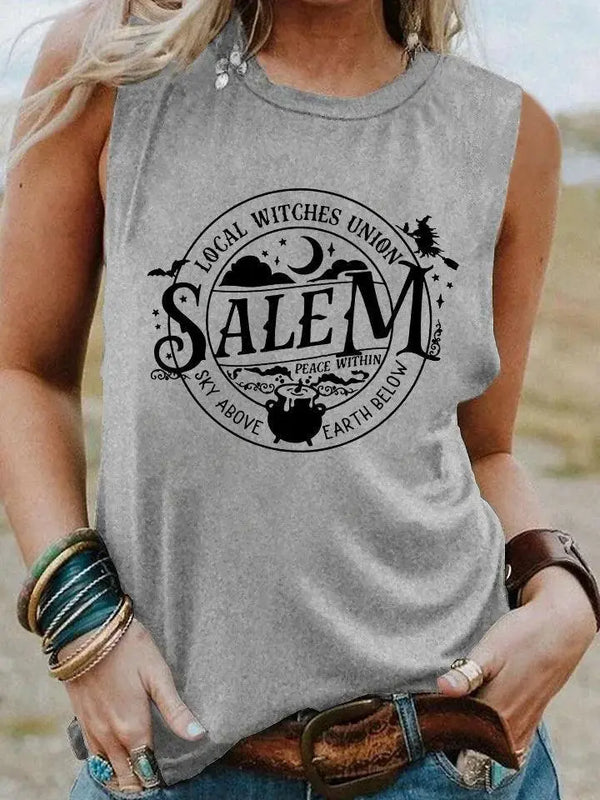 LOCAL WITCHES UNION SALEM Tank Top - MiamiTeenyWeenyBikini.Com