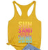 Sun Sand And A Drink In My Hand Tank Top - MiamiTeenyWeenyBikini.Com