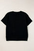 USA Notched Short Sleeve T-Shirt - MiamiTeenyWeenyBikini.Com