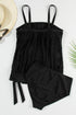 Spaghetti Strap Tankini Set - MiamiTeenyWeenyBikini.Com