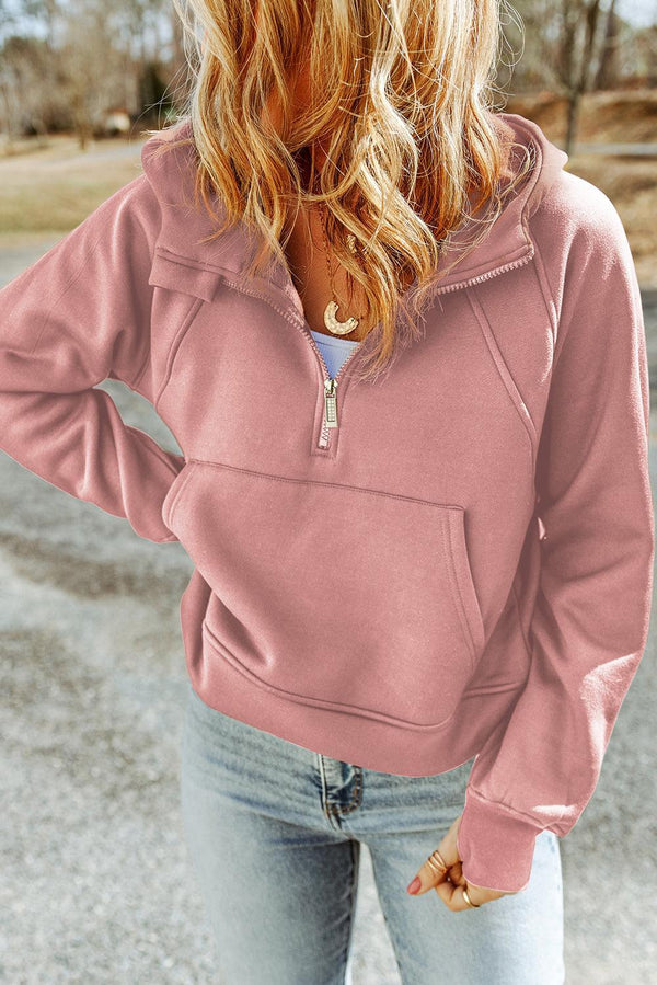 Thumbhole Sleeve Hoodie - MiamiTeenyWeenyBikini.Com