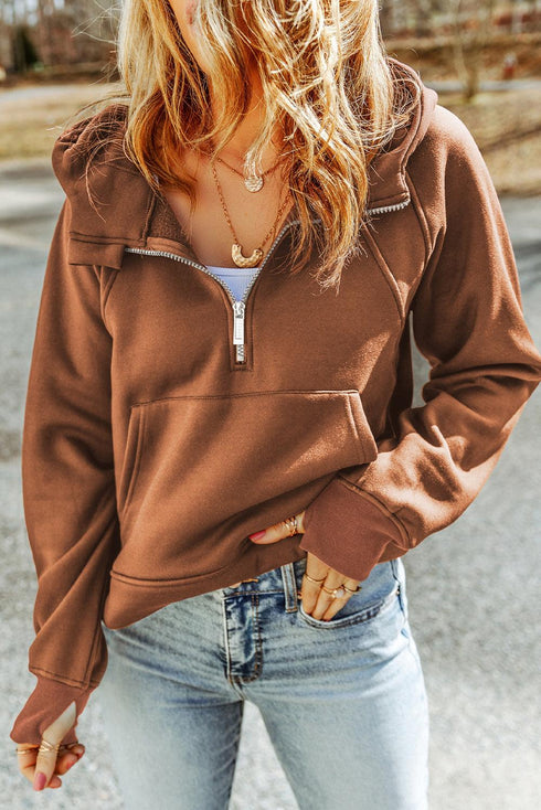 Thumbhole Sleeve Hoodie