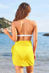 Beach Style Tied Cover Up - MiamiTeenyWeenyBikini.Com