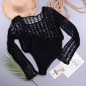 Crochet Fishnet Bikini - MiamiTeenyWeenyBikini.Com