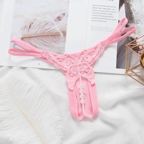 G-string Open Crotch Thong Panties - MiamiTeenyWeenyBikini.Com