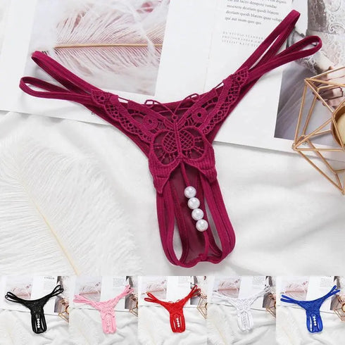 G-string Open Crotch Thong Panties - MiamiTeenyWeenyBikini.Com