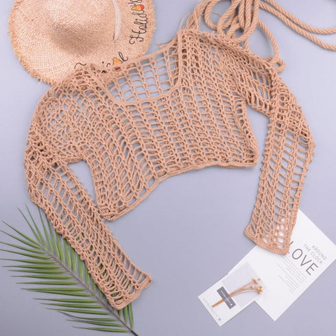 Crochet Fishnet Bikini - MiamiTeenyWeenyBikini.Com