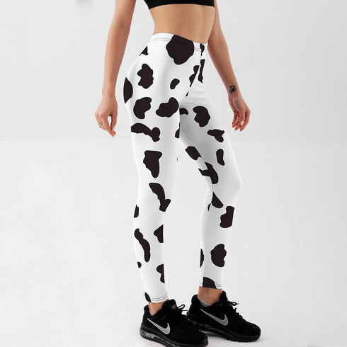 Cow Print Leggings