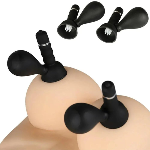 2pcs Nipple/ Clit Sucker Vibrator - MiamiTeenyWeenyBikini.Com