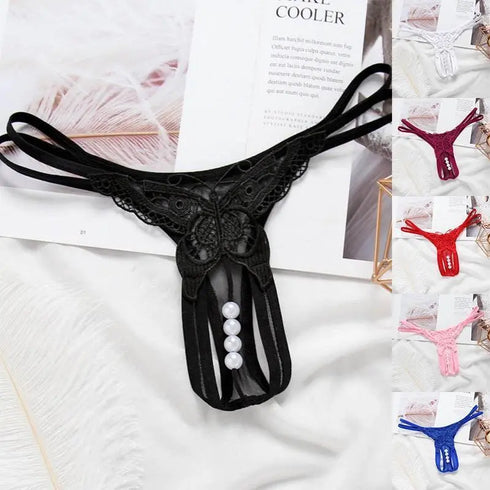 G-string Open Crotch Thong Panties - MiamiTeenyWeenyBikini.Com