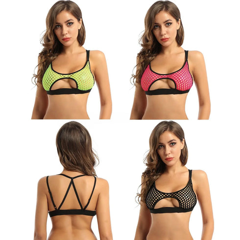 Fishnet Crop Tops - Miami Teeny Weeny Bikini