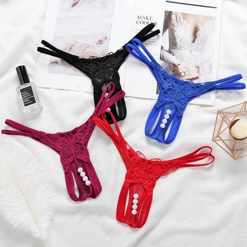 G-string Open Crotch Thong Panties - MiamiTeenyWeenyBikini.Com