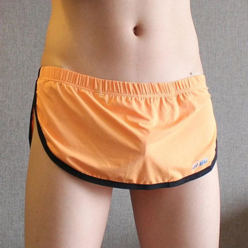 Split Side Boxer Shorts - MiamiTeenyWeenyBikini.Com