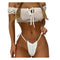 Gauze Lingerie Thong Bikini Set - MiamiTeenyWeenyBikini.Com