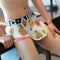 Fruity Open Crotch Cover Front Shorts - MiamiTeenyWeenyBikini.Com