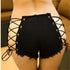 Pole Dance Denim Booty Shorts - MiamiTeenyWeenyBikini.Com