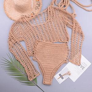 Crochet Fishnet Bikini - MiamiTeenyWeenyBikini.Com