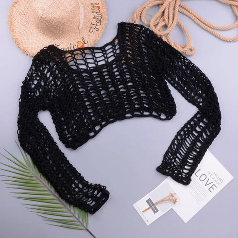Crochet Fishnet Bikini - MiamiTeenyWeenyBikini.Com