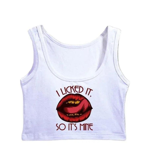 Lick It Lips Top - MiamiTeenyWeenyBikini.Com