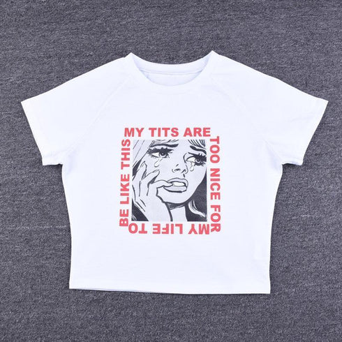 My Tits Are To Nice Tee - MiamiTeenyWeenyBikini.Com