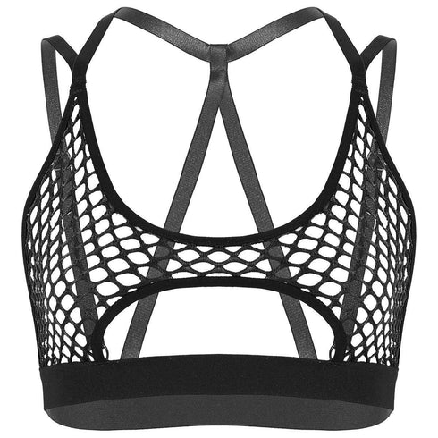Fishnet Crop Tops