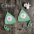 Handmade Crochet Flower Micro Bikini - Tops/ Bottoms