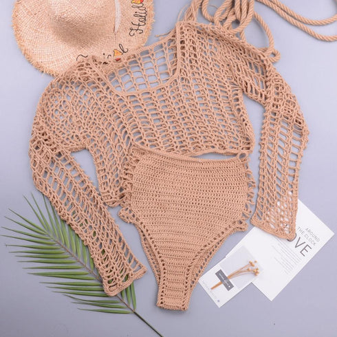 Crochet Fishnet Bikini - MiamiTeenyWeenyBikini.Com