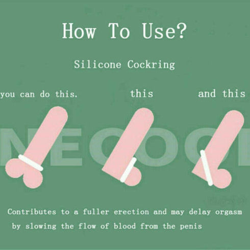 Silica Gel Stretchy Cock Ring