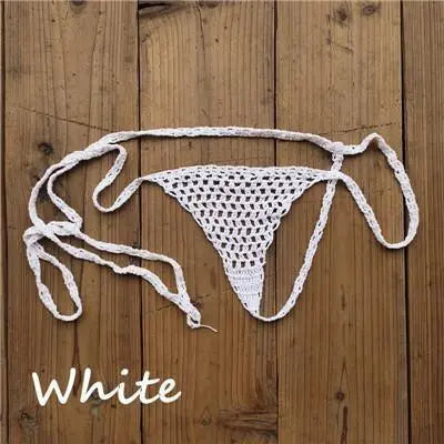 Crochet 100% Cotton Micro Bikini Bottom (Tiffany's Fav!) - Bikini Bottom