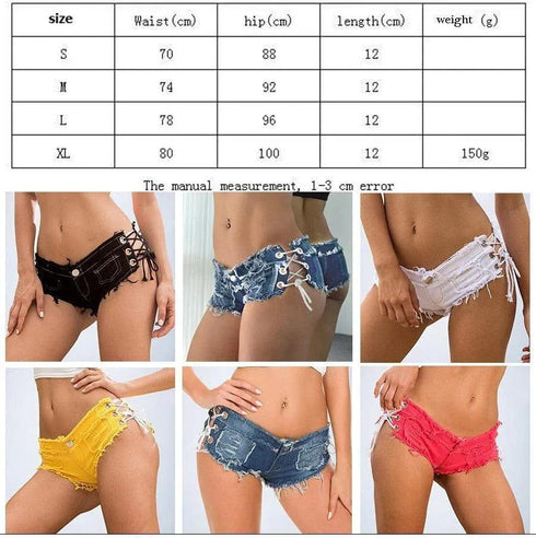 Ripped Rope Shorts - MiamiTeenyWeenyBikini.Com