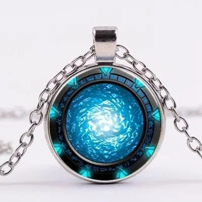 Stargate Portal Atlantis Necklace Pendant - MiamiTeenyWeenyBikini.Com
