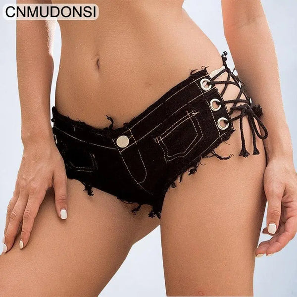 Ripped Rope Shorts - MiamiTeenyWeenyBikini.Com