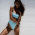 Solid Spaghetti Strap Bikini - MiamiTeenyWeenyBikii.Com