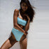 Solid Spaghetti Strap Bikini - MiamiTeenyWeenyBikii.Com