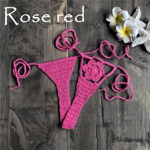 Crochet Brazilian G-String Bottom - Bikini Bottom