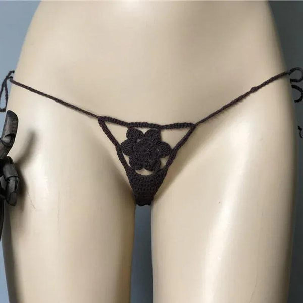 Crochet Brazilian G-String Bottom - Bikini Bottom