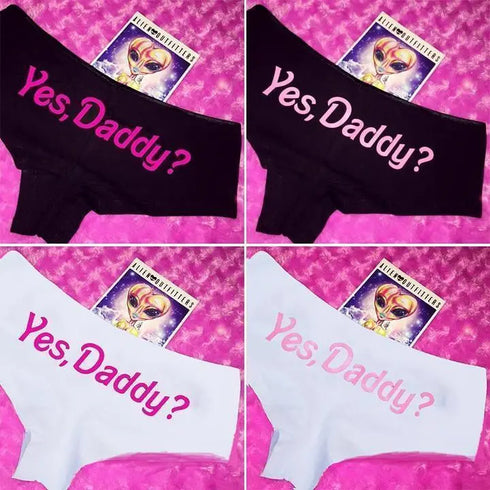 Yes Daddy? Cotton Panties - MiamiTeenyWeenyBikini.Com