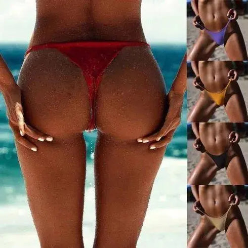 Micro Brazilian Tanga Bikini Bottom - Thong