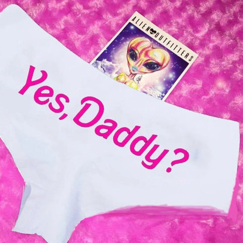 Yes Daddy? Cotton Panties - MiamiTeenyWeenyBikini.Com