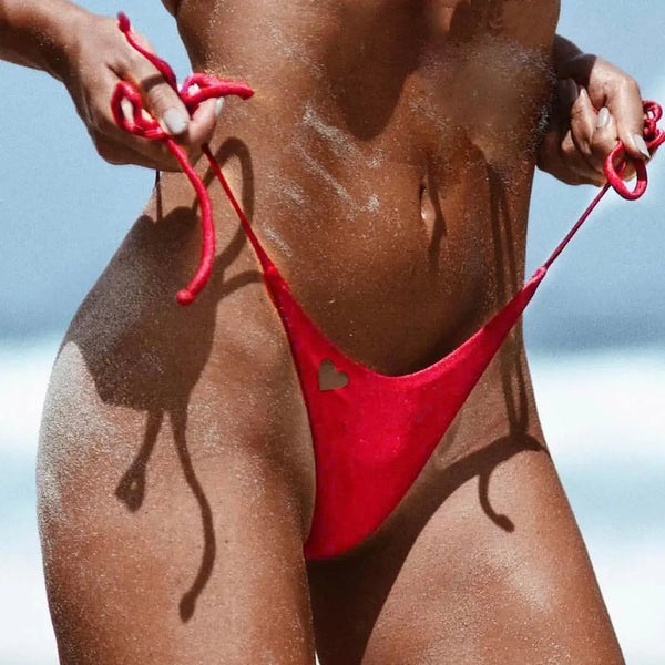 Brazilian Love Heart Bikini Bottom - MiamiTeenyWeenyBikini.Com