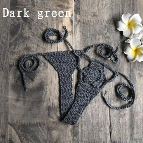 Crochet Brazilian G-String Bottom - Bikini Bottom